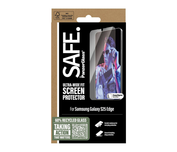 PanzerGlass Ultra-Wide Fit do Samsung Galaxy S25 Edge - 1538927 - zdjęcie 4
